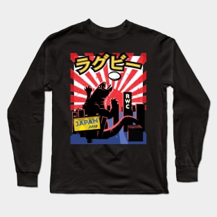 Rugby Godzilla Japan 2019 Long Sleeve T-Shirt